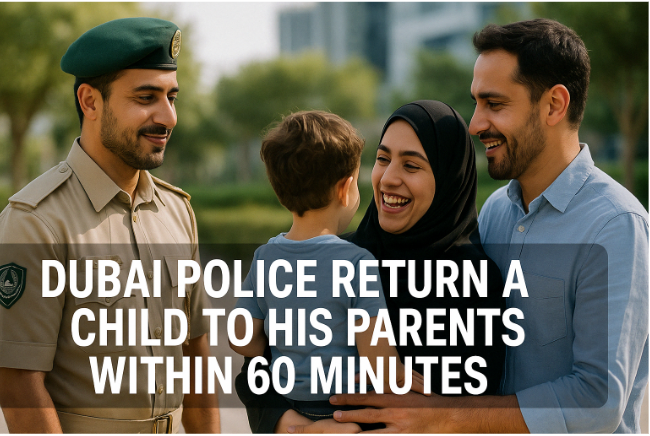Dubai Police Return a Child to His Parents Within 60 Minutes: A Testament to Swift Action and Advanced Technology